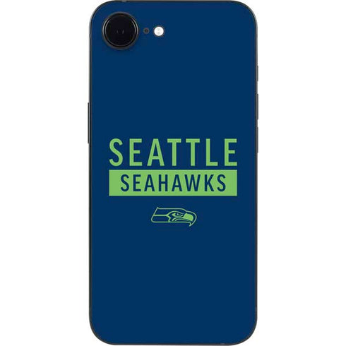 NFL Seattle Seahawks Blue Performance Series iPhone 16e Skin